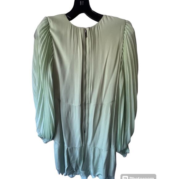 ALICE + OLIVIA Antonette Pleated Long Sleeve Dress Size S NWT - Picture 10 of 14